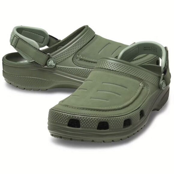 NEW CROCS Sizes 10 - 13 Men’s Classic Yukon Vista II LiteRide Clog - Army Green main image 4